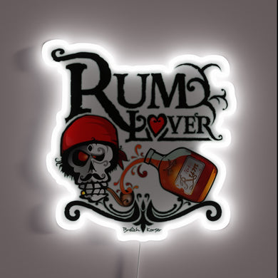 Colorful Neon Sign for the Adventurous Rum Enthusiast Home Decor