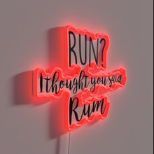 Load image into Gallery viewer, Add a touch of rebellious humor with a rum neon.
