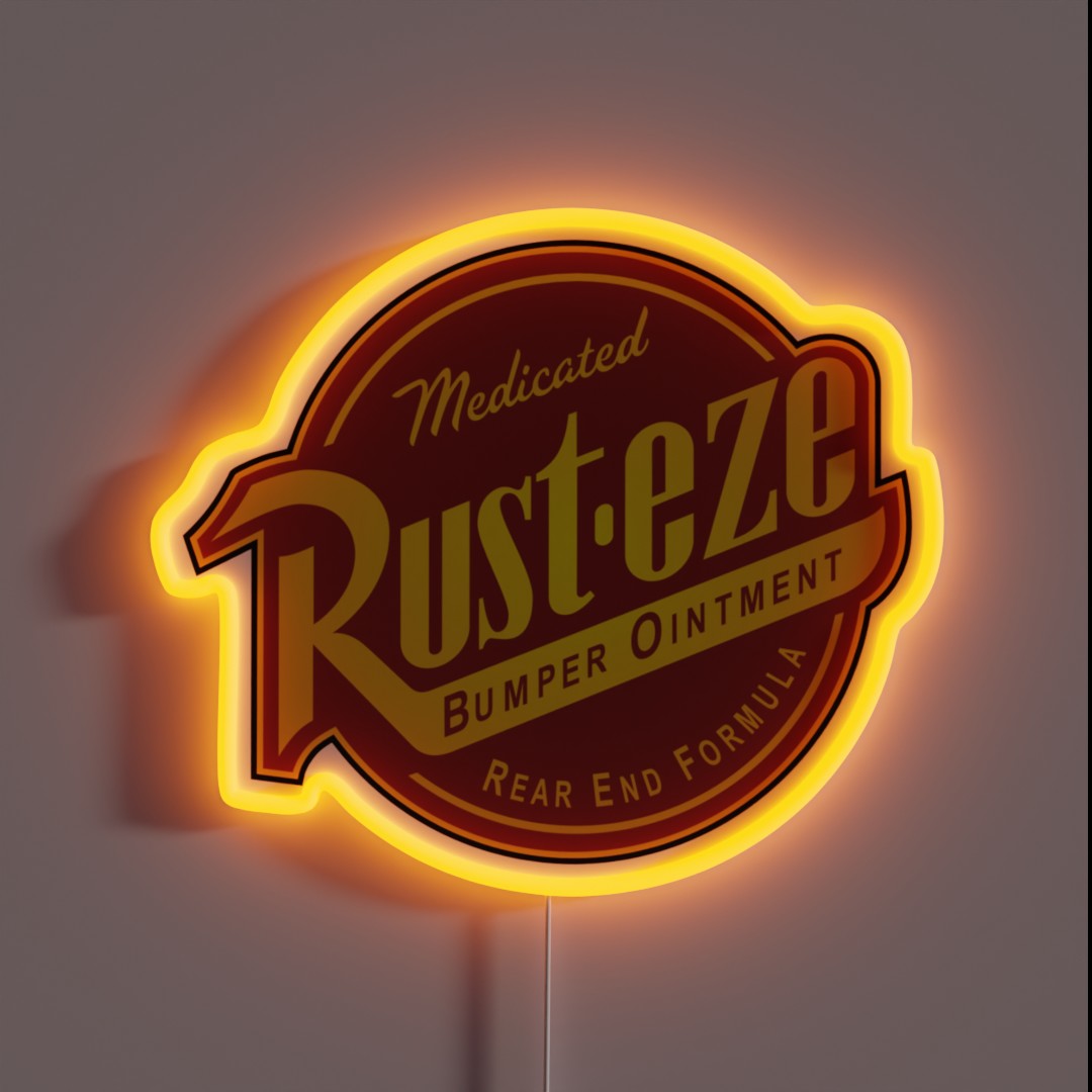 Rust Eze Cars Rgb Neon Sign – Neon Factory