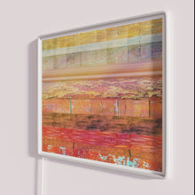 Load image into Gallery viewer, Unique rustic home decor with customizable colorful neon sign lighting
