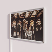Load image into Gallery viewer, Add rustic charm with customizable color LED western style decor