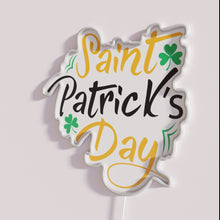 Load image into Gallery viewer, Stunning Saint Patrick&#39;s Day Neon Sign for Cute Irish Holiday Decorations
