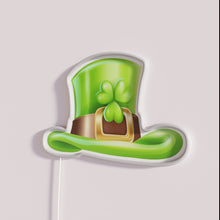 Load image into Gallery viewer, Irish Luck Saint Patrick&#39;s Day Hat Neon Sign RGB Lighted