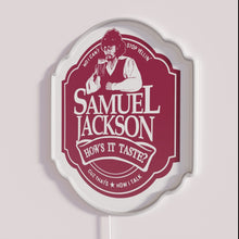 Load image into Gallery viewer, Neon RGB Color Changing Sign with Quote Inspired by Samuel Jackson