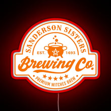 Load image into Gallery viewer, Sanderson Sisters Brewing Co RGB neon sign red