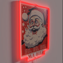 Load image into Gallery viewer, Ho ho ho, Santa&#39;s Thirst Quenched with Vibrant Neon Sign