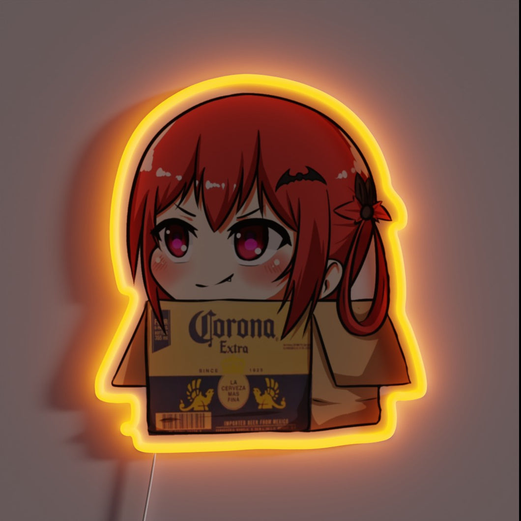 Add a bold splash of color with this radiant sign.