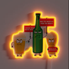 Load image into Gallery viewer, Unique Home Bar Decor with Fun Water Conservation Reminder Message