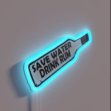 Load image into Gallery viewer, Witty warning to save water and reach for rum