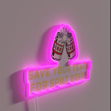 Load image into Gallery viewer, Add a touch of humor with our spilt beers sign.