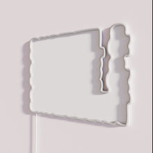 Load image into Gallery viewer, Colorful German-themed neon wall decor with funny schnitzel design quotes.
