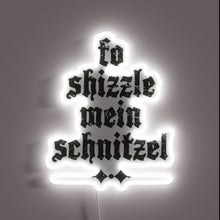 Load image into Gallery viewer, Vibrant Neon Sign Featuring Schnitzel and Cheerful Oktoberfest Typography