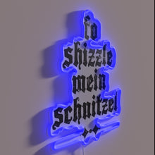 Load image into Gallery viewer, Vibrant Neon Sign for German Beer and Delicious Schnitzel Fans.