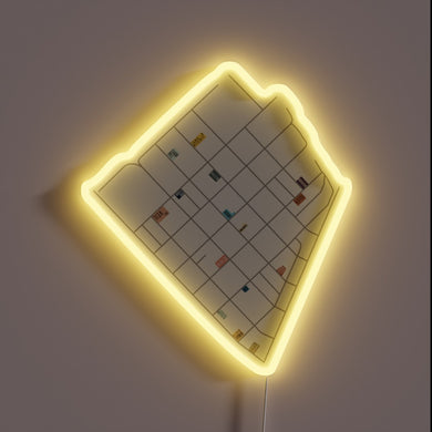 Add a vibrant touch to your space with this neon