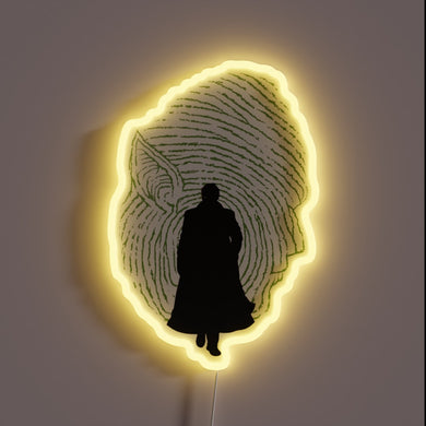 Glowing Secret Agent Emblem Illuminates Your Space with Colorful Neon