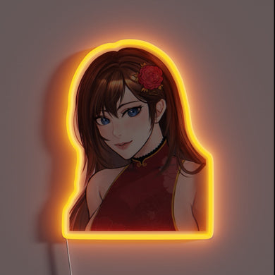 Vibrant Neon Sign with Semi-Realistic RGB Lighting Effects Illumination Design