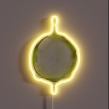 Load image into Gallery viewer, Vibrant Neon Green Water Drop Design with RGB Lighting Effects