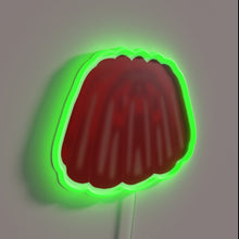 Load image into Gallery viewer, Eye-catching semi-realistic red jellyfish LED light wall decor accent.