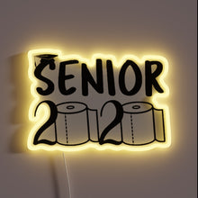 Load image into Gallery viewer, Shining 2020 graduate senior year commemorative neon color changing display.