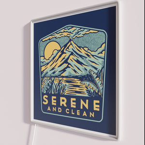 Recovery Room Decor: Soothing Neon Sign for Sobriety Support Spaces