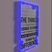 Load image into Gallery viewer, Guiding Light of Inner Peace with Soft RGB Neon Glow