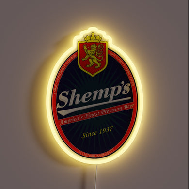 Electric LED neon bar decoration with beer-inspired colorful RGB display