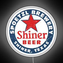 Load image into Gallery viewer, Shiner Beer RGB neon sign white 