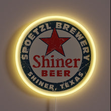 Load image into Gallery viewer, Shiner Beer RGB neon sign