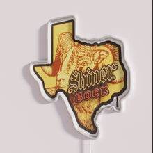 Load image into Gallery viewer, Shiners Bock Beer Texas Logo RGB Colorful Neon Bar Sign