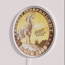 Load image into Gallery viewer, Vintage Shiner&#39;s Bock Beer Texas Brewery Official Authentic Neon Sign