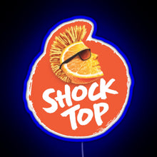 Load image into Gallery viewer, Shocktop Alcohol RGB neon sign blue