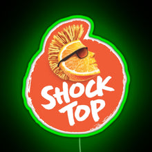 Load image into Gallery viewer, Shocktop Alcohol RGB neon sign green