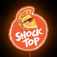 Load image into Gallery viewer, Shocktop Alcohol RGB neon sign orange