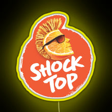 Load image into Gallery viewer, Shocktop Alcohol RGB neon sign yellow