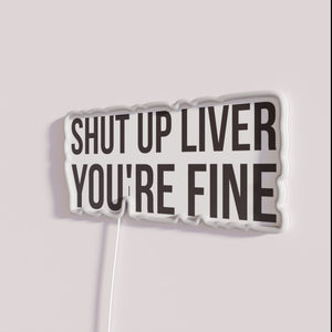 Whimsical Funny Neon Sign for Home Decor and Bar Humor