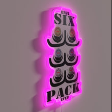 Load image into Gallery viewer, Brighten your space with vibrant six-pack themed RGB neon glow