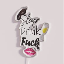 Load image into Gallery viewer, RGB Neon Sign - Sleepy Quotes and Funny House Decorations Inside