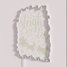 Load image into Gallery viewer, Vibrant 2015 Sleigh All Day Neon Sign Illuminates Modern Decorations Instantly