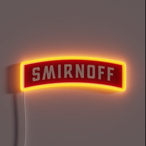 SMIRNOFF LED ネオンサイン 看板　スミノフ　インテリア照明 国内在庫】 SMIRNOFF LED ネオンサイン 看板 スミノフ