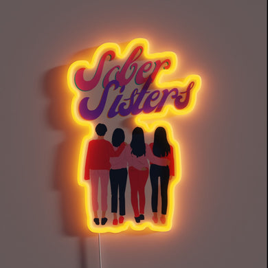 Recovery Empowerment and Sisterhood through Vibrant, Customizable Neon Lighting Solutions