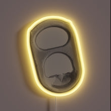 Load image into Gallery viewer, Vibrant LED neon sign featuring colorful tabs of soda beer logos.