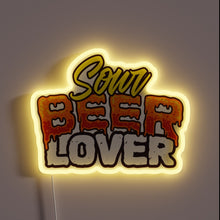 Load image into Gallery viewer, Sour Beer Enthusiast Neon Sign for Your Home Bar