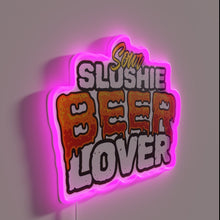 Load image into Gallery viewer, Sour Slushie-inspired neon sign for the ultimate beer enthusiast&#39;s lair.