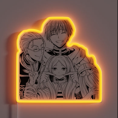 Add vibrant anime-inspired glow to your space with this unique.