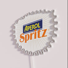Load image into Gallery viewer, Vintage Italian inspired colorful Aperol spirit themed bar decor neon