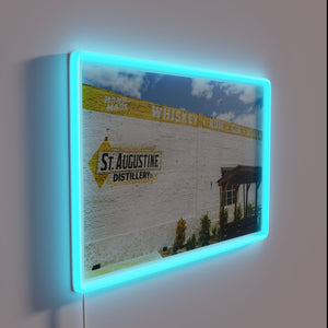 Vibrant Neon Sign for St. Augustine Distillery in St. Augustine FL