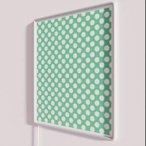 Add vibrant Irish charm with green and white color neon sign