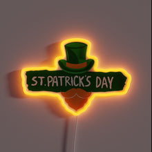 Load image into Gallery viewer, Irish Whiskey-Infused Neon Sign with Color-Changing RGB Beard Accent