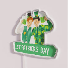 Load image into Gallery viewer, Men&#39;s St. Patrick&#39;s Day Neon Sign Fun RGB Lighting Decor