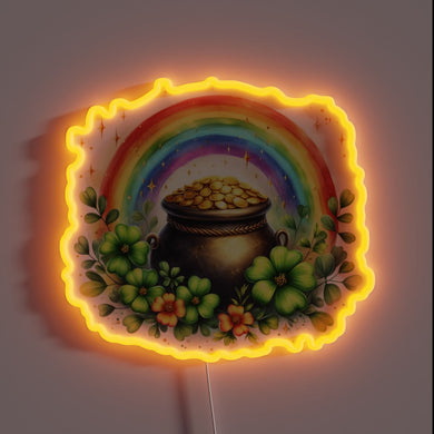 Celebrate Irish Heritage with Vibrant RGB Neon Sign Decorations